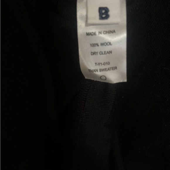 ROUCHA Than Tie Sweater 100% Wool Size B Medium $224 retail - Picture 4 of 4
